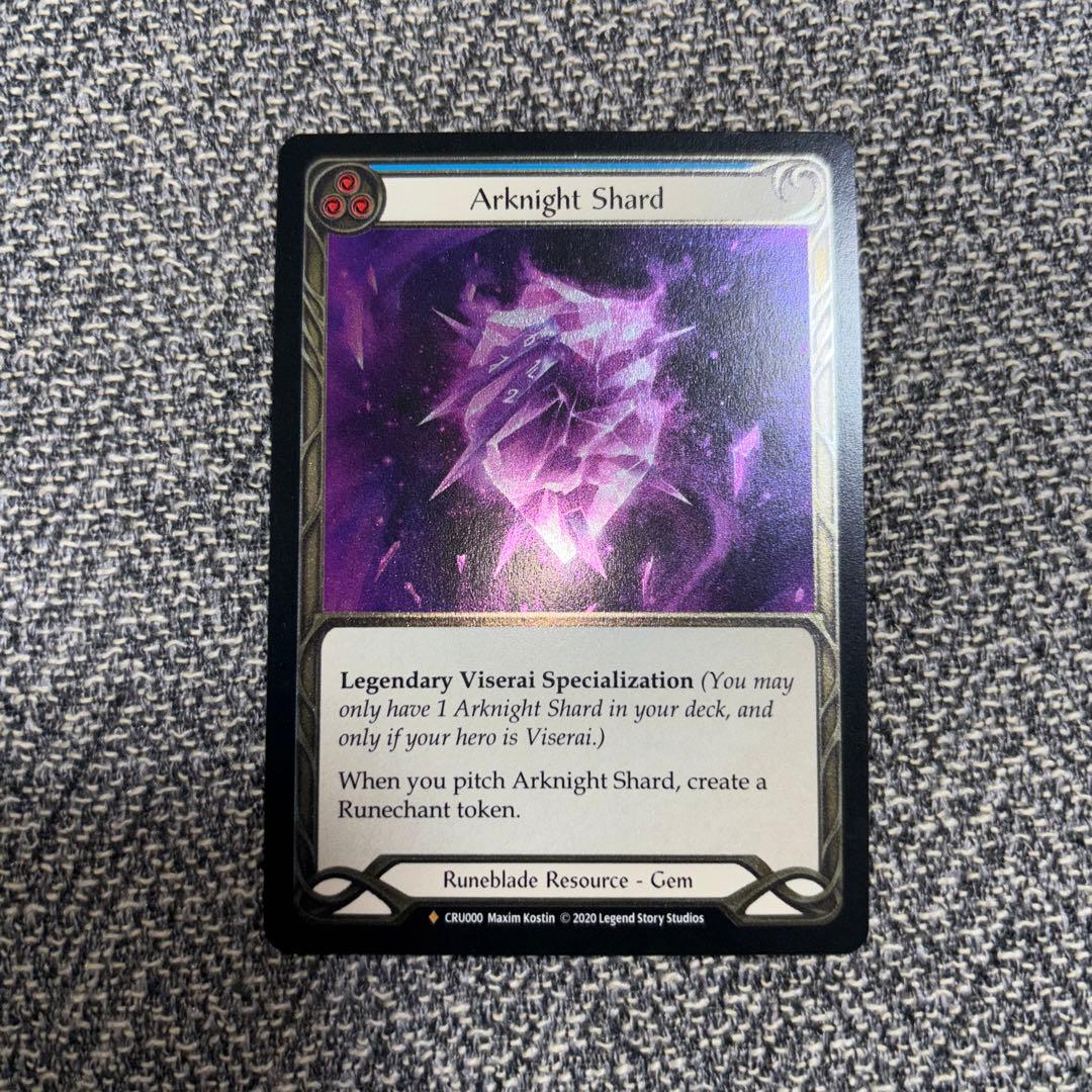 その他 Flesh and Blood Arknight Shard CF CRU