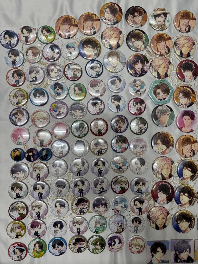 coly 缶バッジ 約420個　大量　セット　スタマイ　ホログラム　ホロ