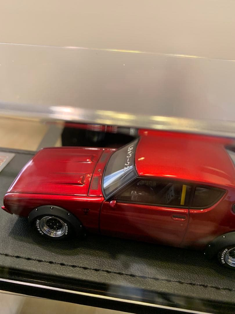 イグニッションモデル　1/43 LBWK ケンメリ メタリックレッド