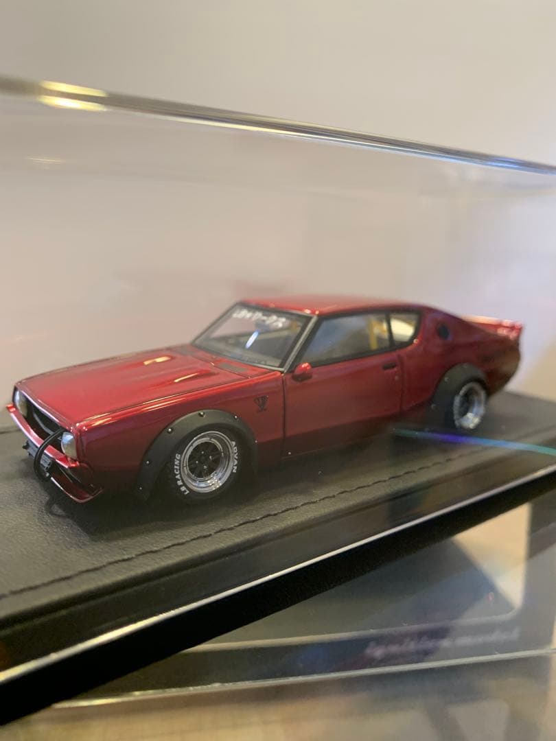 イグニッションモデル　1/43 LBWK ケンメリ メタリックレッド