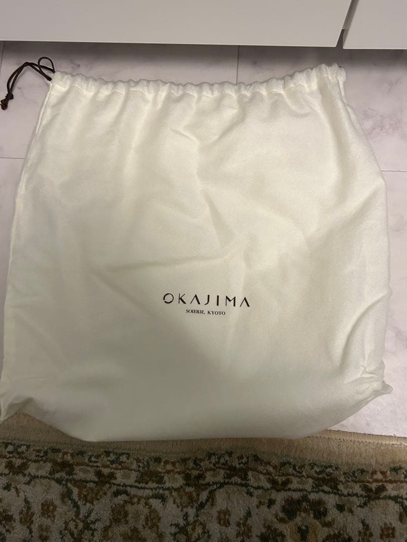 和装バッグ 美品 逸品 OKAJIMA 共箱付　象 花唐草 金彩 正絹 和装小物