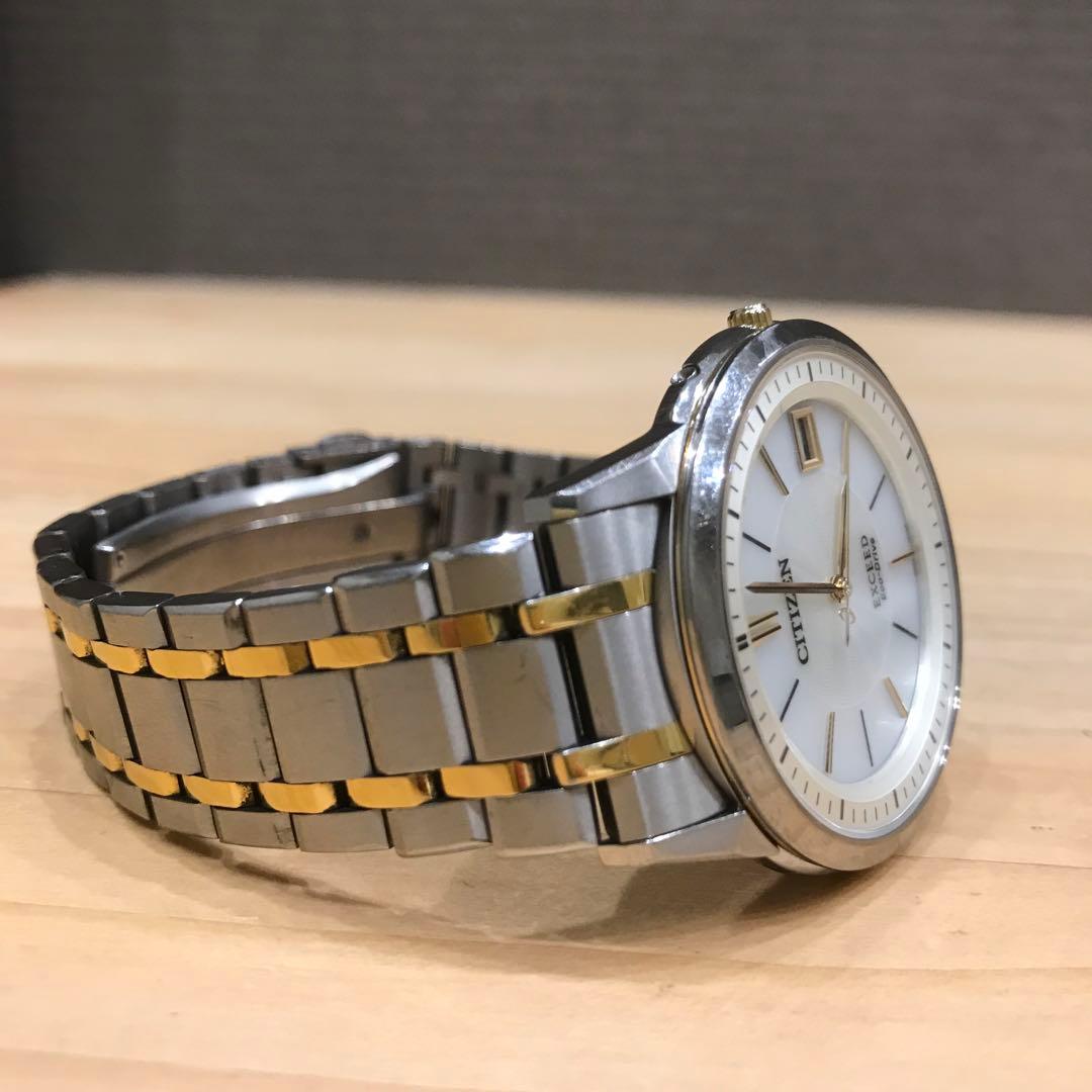 CITIZEN EXCEED ソーラー電波腕時計 エコドライブ