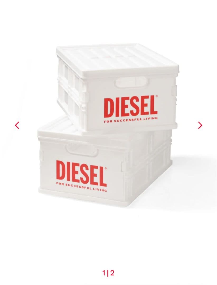 DIESEL コンテナセット ホワイト⑥個セット