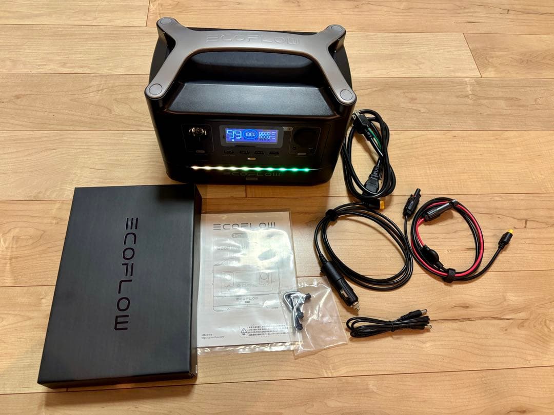 ECOFLOW RIVEER MAX ポータブル電源 　専用バッグ付き