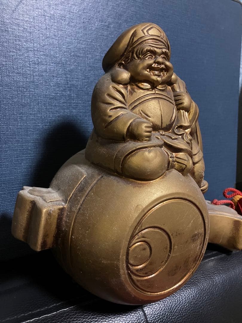 縁起物　打ち出の小槌に乗った大黒天　金運アップ　運気上昇　商売繁盛　憑き物　呪物