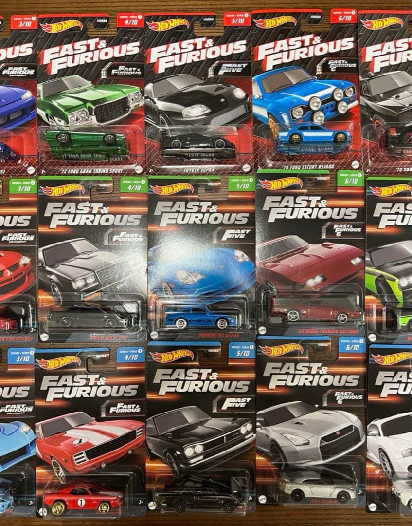 FAST&FURIOUS Hotwheels 30種コンプリートセット