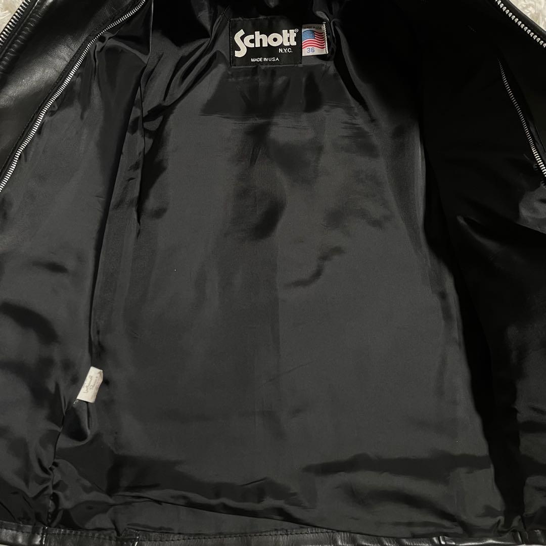 ショット ライダースジャケット レザージャケット 643