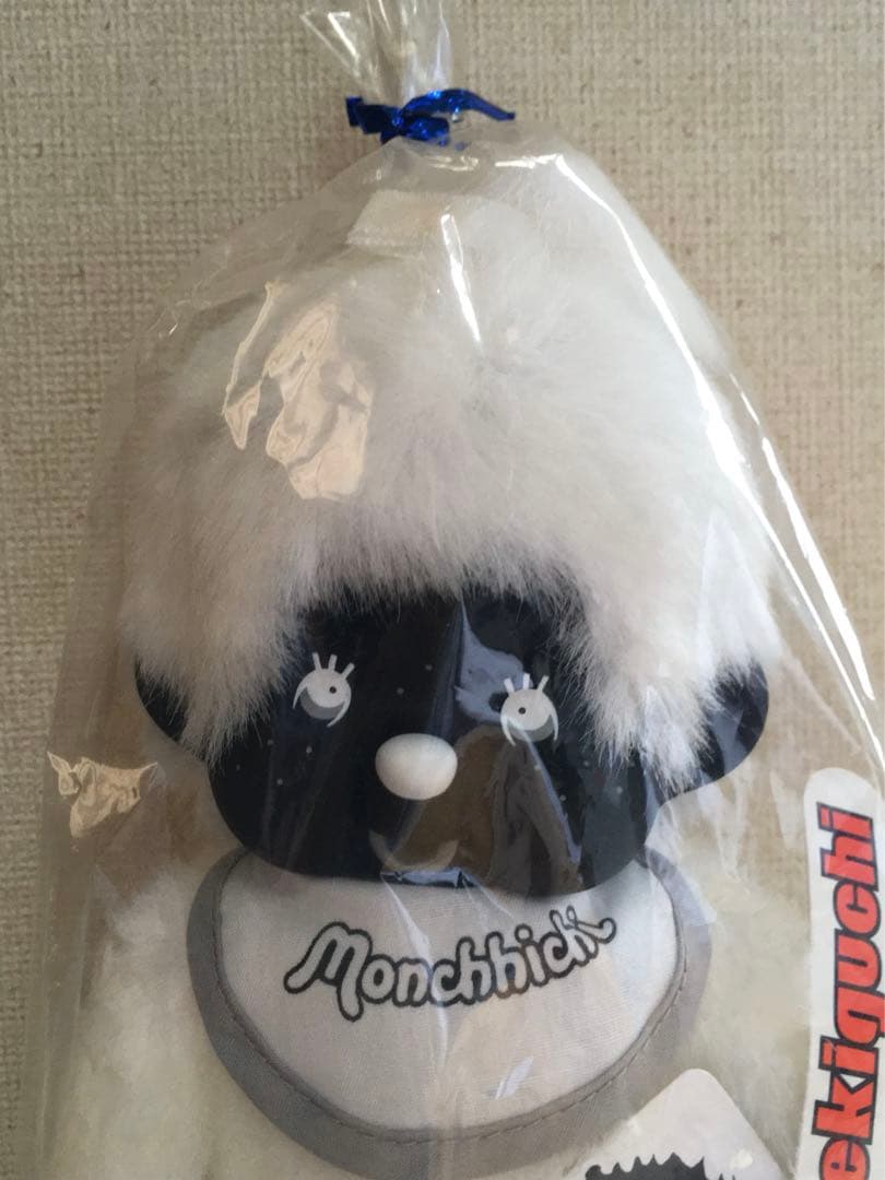 超レア！　モノトーンモンチッチ♡黒顔女の子♡Sサイズ♡セキグチ