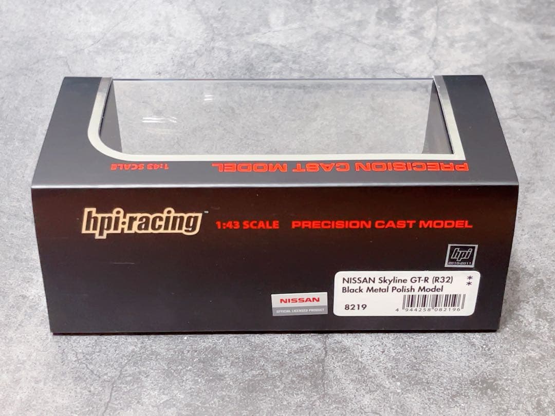 1/43 HPI 日産 スカイライン GT-R ブラック ブラックメタル　r32