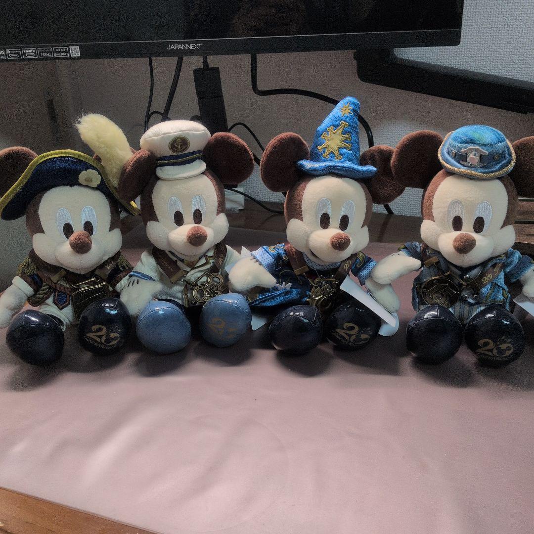 ミッキーマウス ぬいぐるみ 4体セット