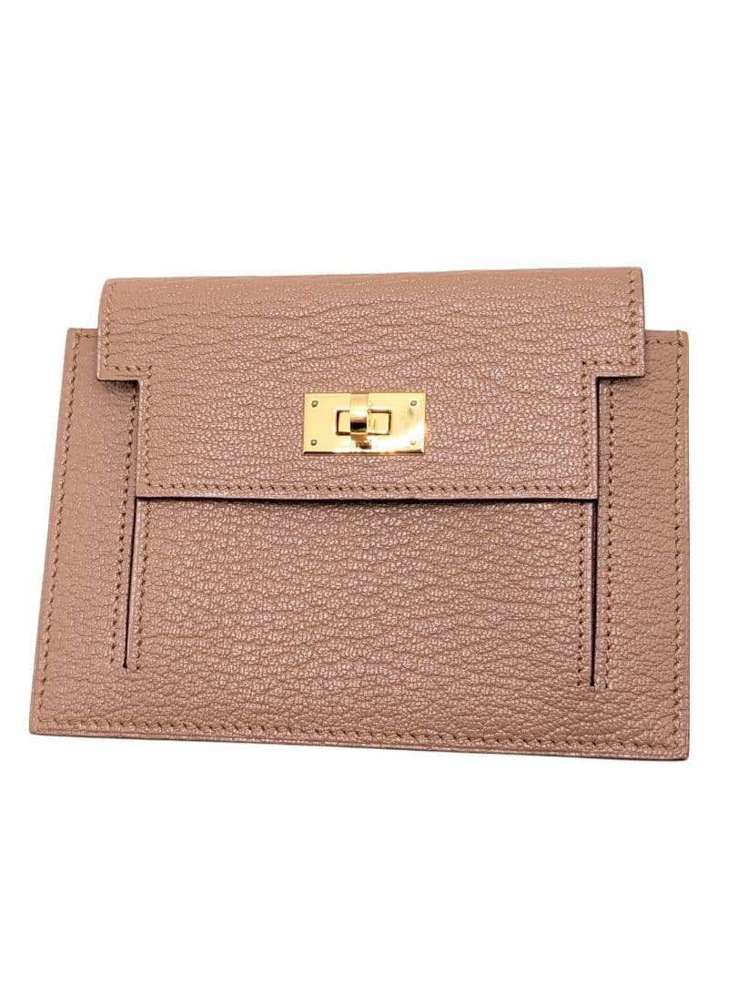 ✨極美品✨ エルメス ケリーポケットコンパクト ヴォーエプソン ケース財布