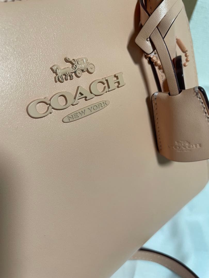 [美品] ❤️COACHアンドレア キャリーオール ピンク ハンドバッグ❤️