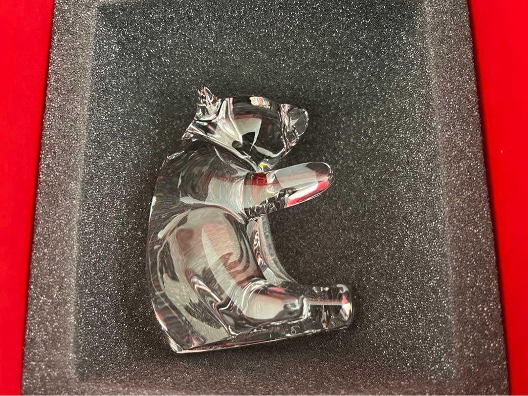 ❤️彫刻家作品❤️BACCARAT LOET クマ親子　動物　フィギュリン