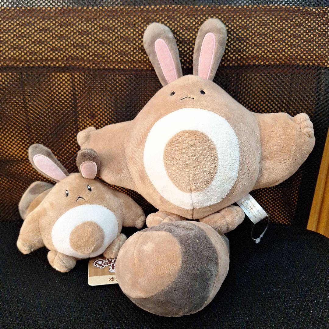 旧タグ付き　ポケモンセンター　オタチ　FIT　ぬいぐるみ