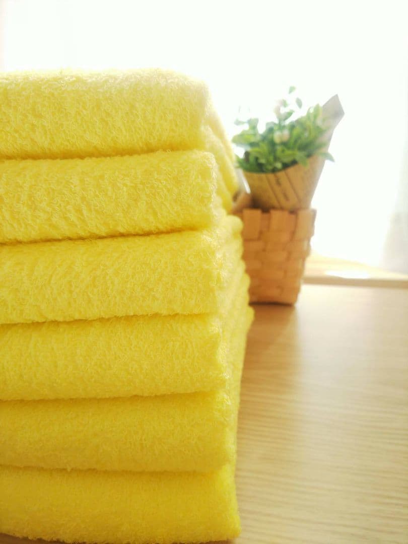泉州タオル 高級綿イエローフェイスタオルセット20枚 タオル新品 まとめ売り