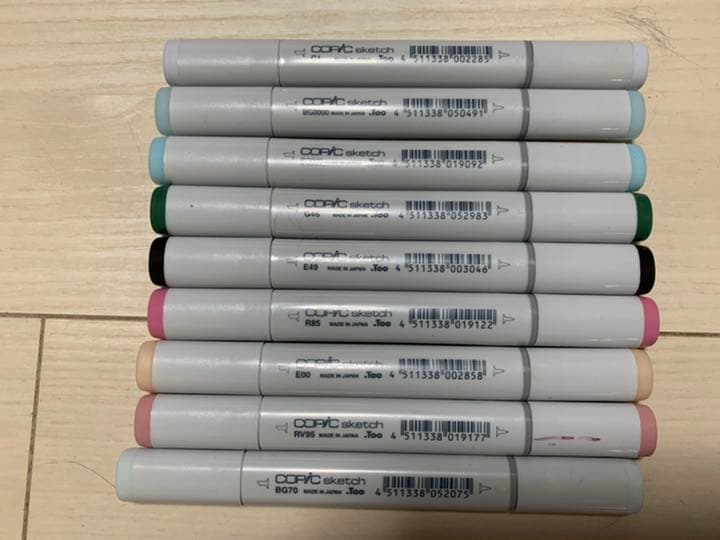 コピックペンセット。