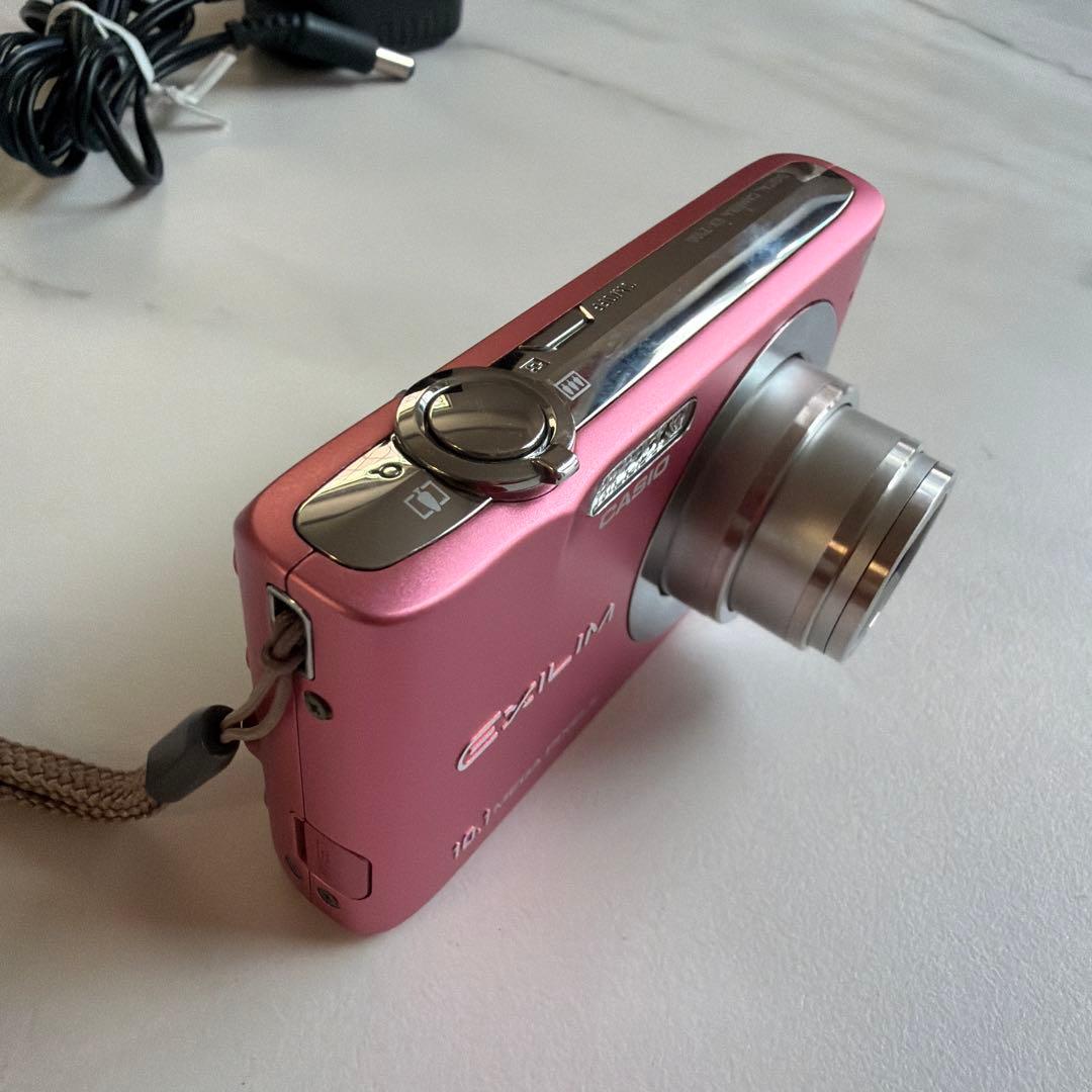 【動作確認済】　カシオ　エクシリム EX-Z100 デジカメ　ピンク