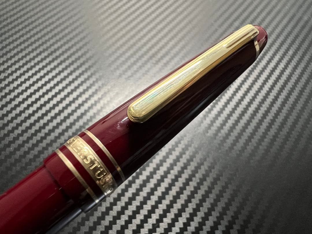 モンブラン 万年筆 未使用に近い 145 ボルドー EF 極細字