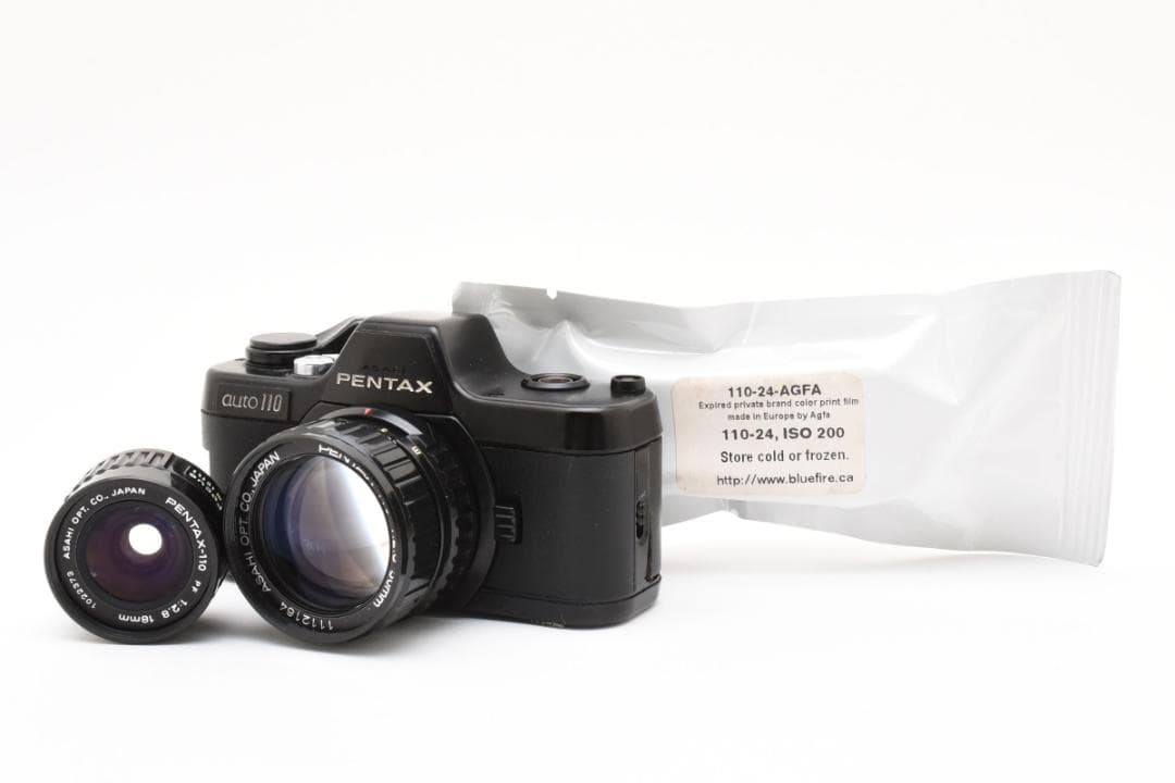 ＃245★動作品★PENTAX AUTO 110 レンス2本セット