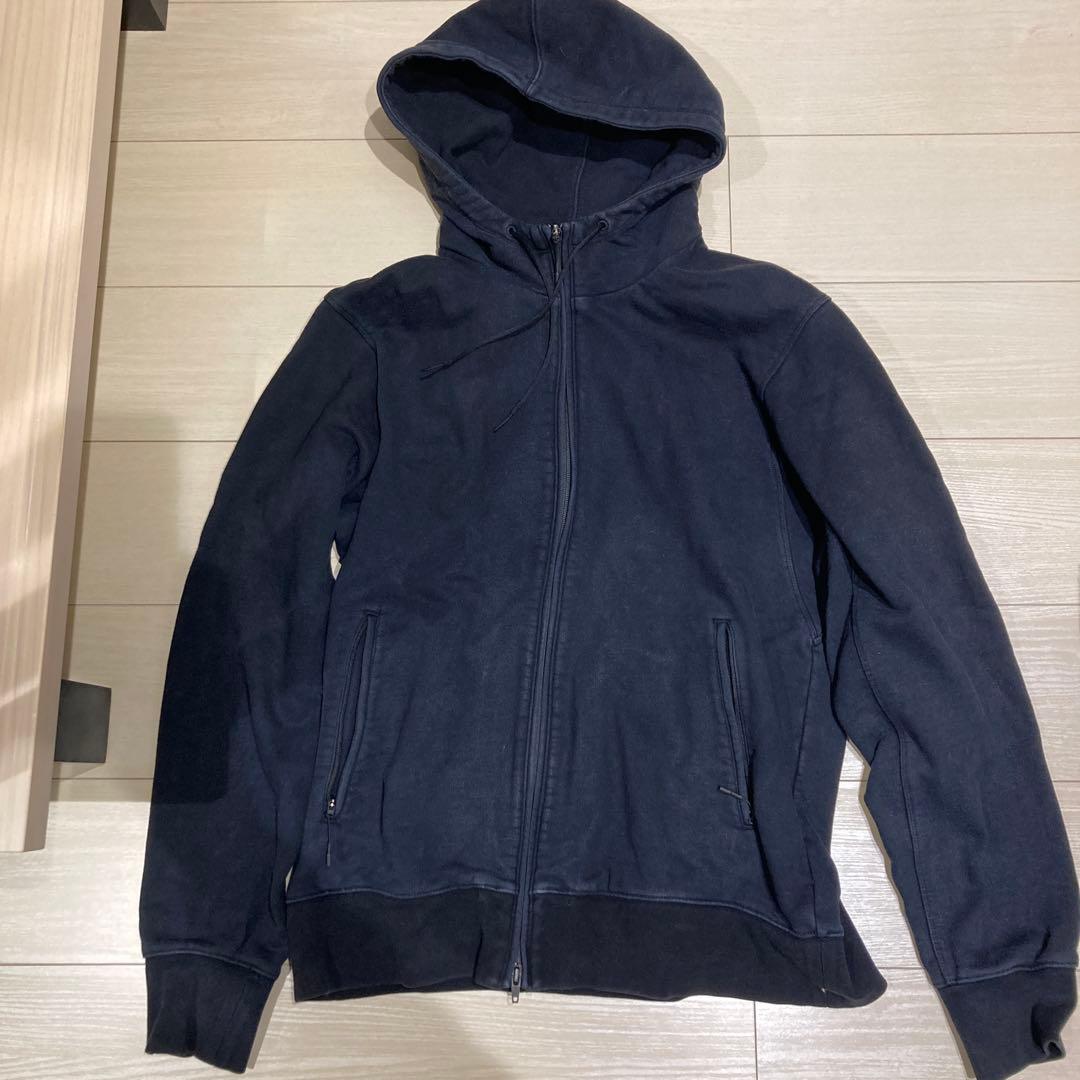 Y-3 ブラック　フード付きパーカー XL