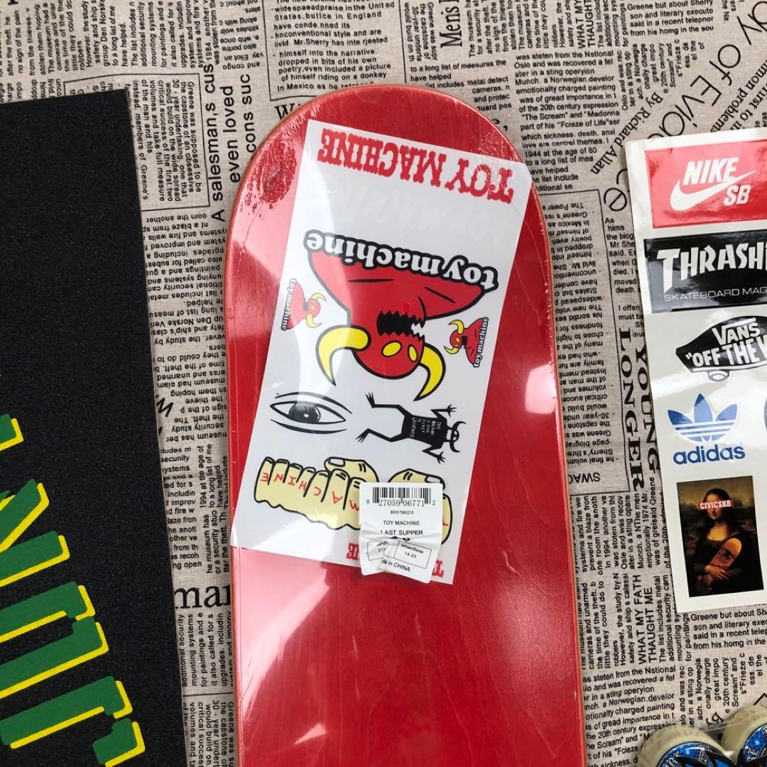 スケボー デッキデッキ セット 8.0 レッド