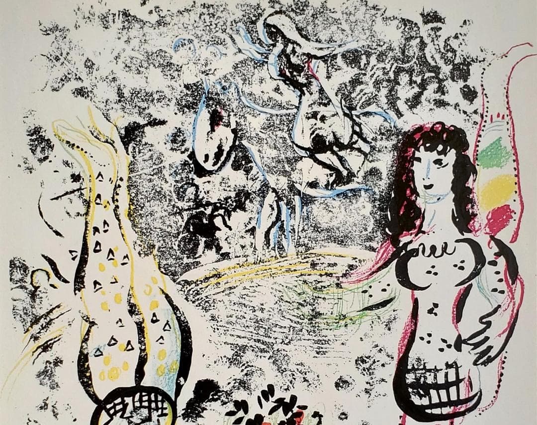 ■シャガール『アクロバット』オリジナルリトグラフ■1963年