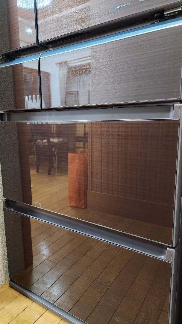 Panasonic 4ドア冷蔵庫 ダークブラウン 2017年製