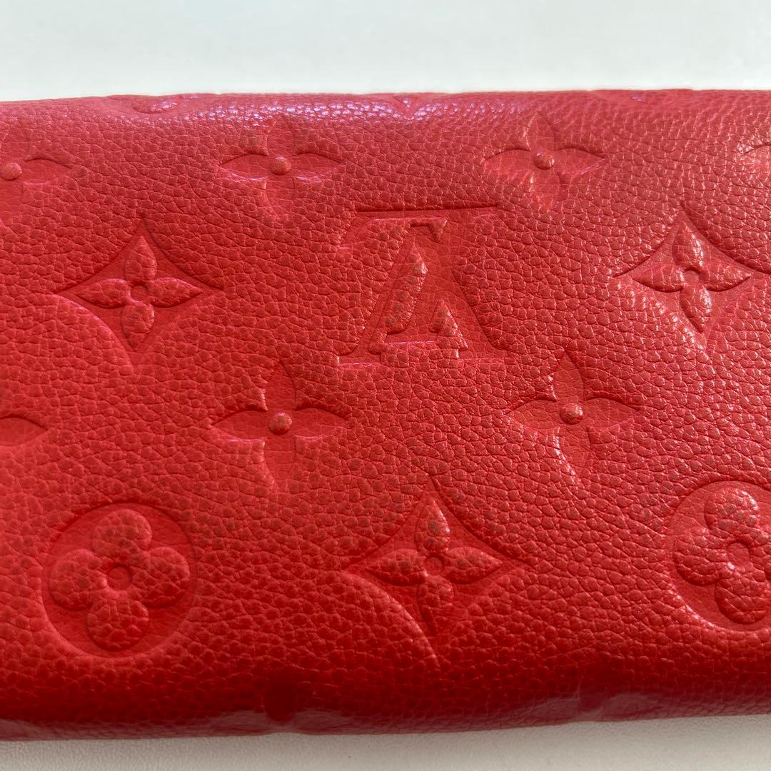 LOUIS VUITTON 長財布　レッド
