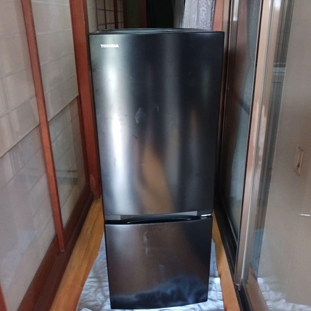TOSHIBA　冷蔵庫153L　2024年製 ブラック GR-V15BS