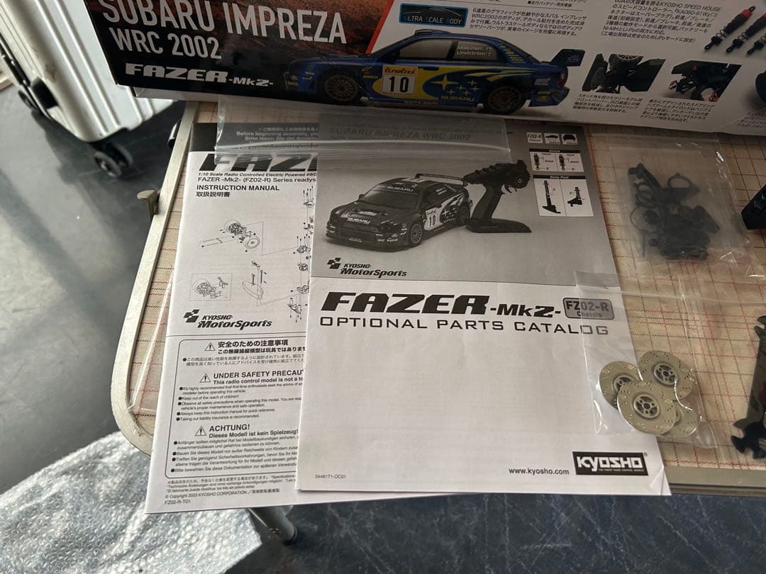 京商 4WD フェーザーMk2レディセット スバル インプレッサ