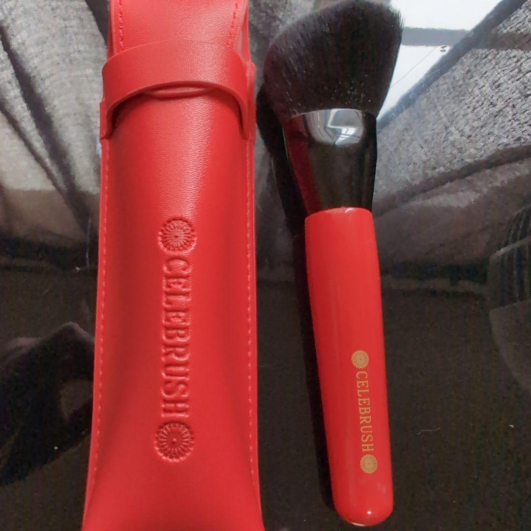 テラヘルツCELEBRUSH フェイスブラシ レッド ケース付き