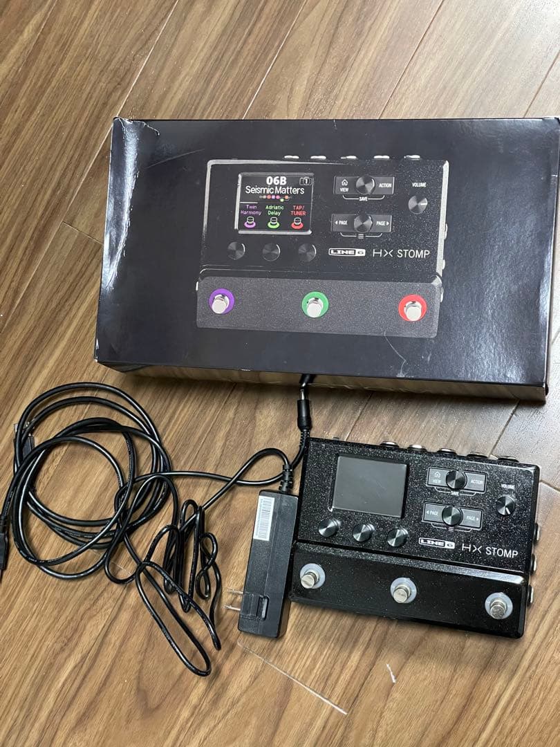 Line6 HXstomp 最新ファームウェアインストール済み