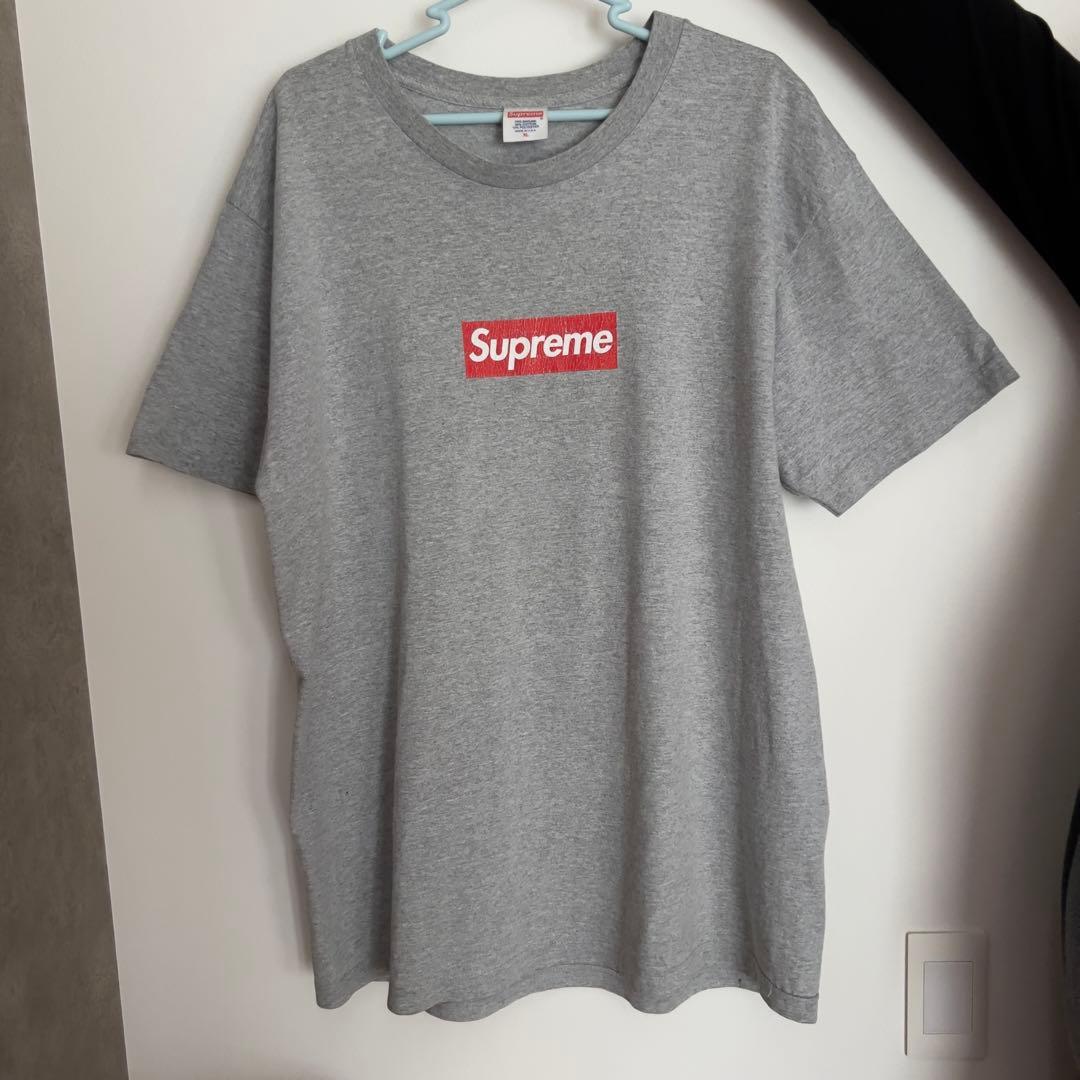 Supreme シュプリーム 20周年記念 ボックスロゴ Tシャツ グレー