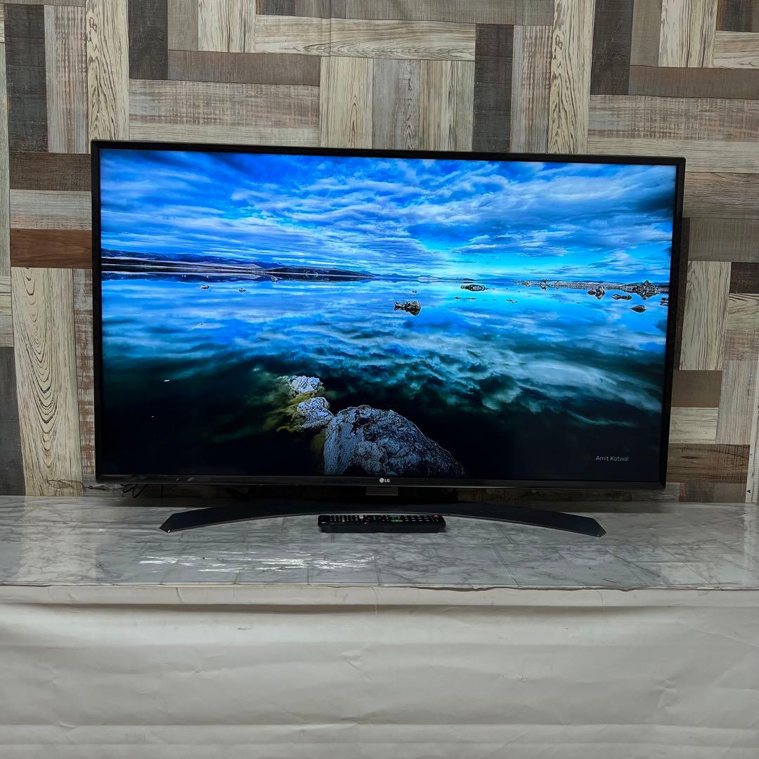 リクエスト価格。全国送料込LG49型4K液晶テレビ外付けHDD録画可能新品リモ付