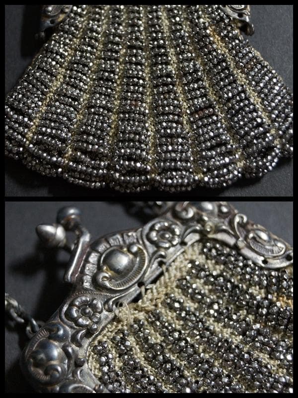 ドール お人形用 ドイツ製BOSTONIA GER SILVER バッグ