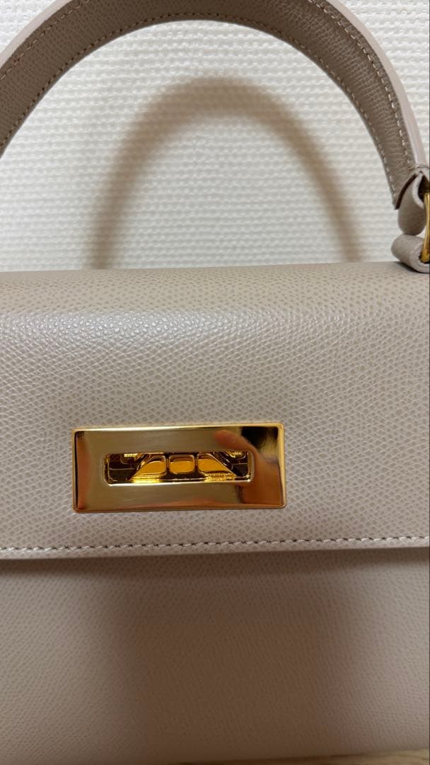 CARBOTTI ハンドバッグ　TAUPE