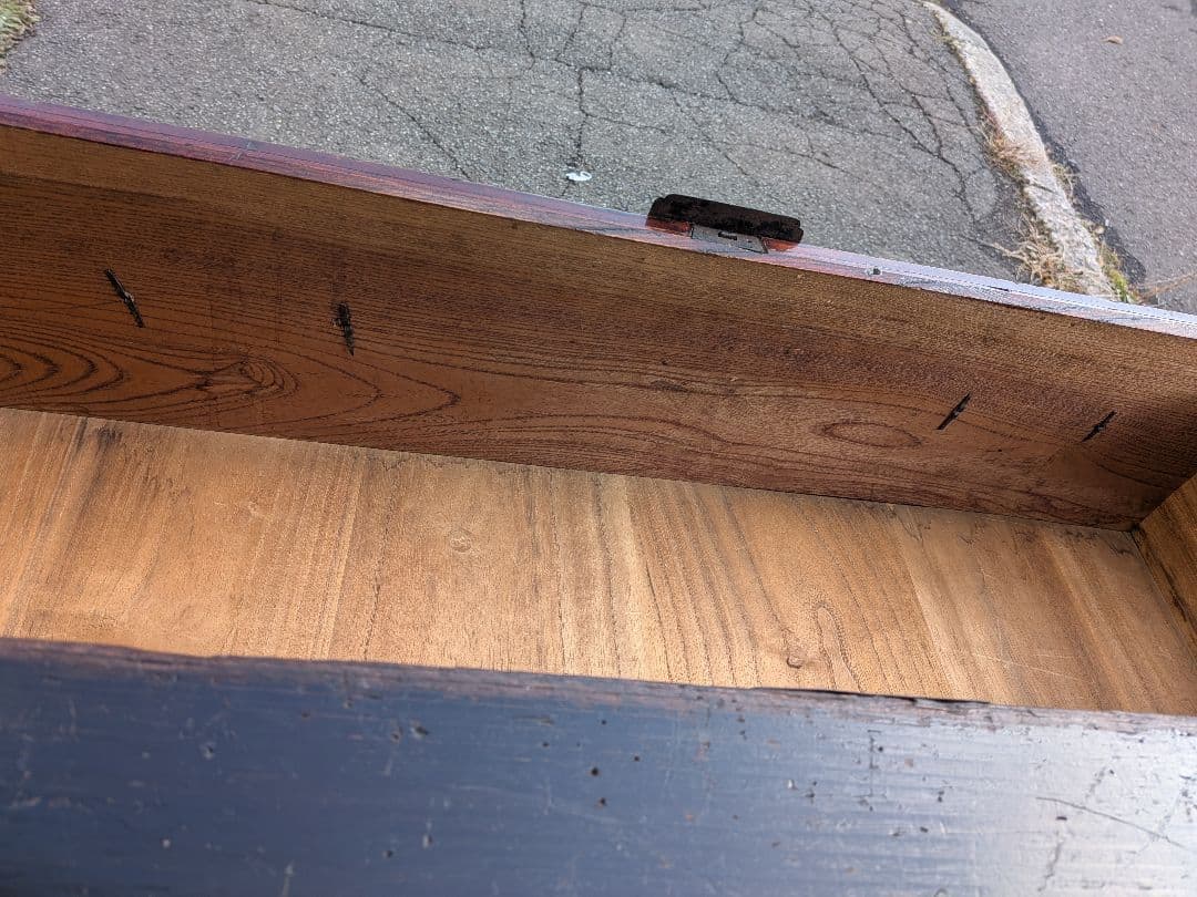 前欅庄内箪笥　時代箪笥船箪笥和箪笥和家具アンティーク骨董　今週末取り下げ予定