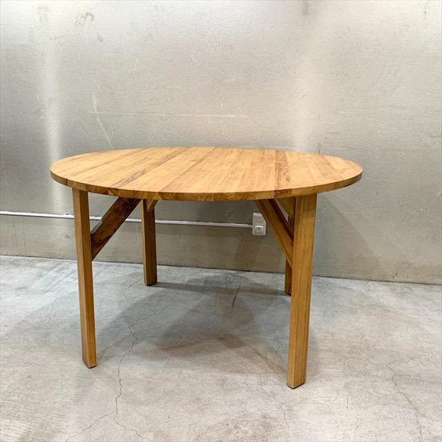 まあくん様 unico廃番SOTOラウンドダイニングテーブル