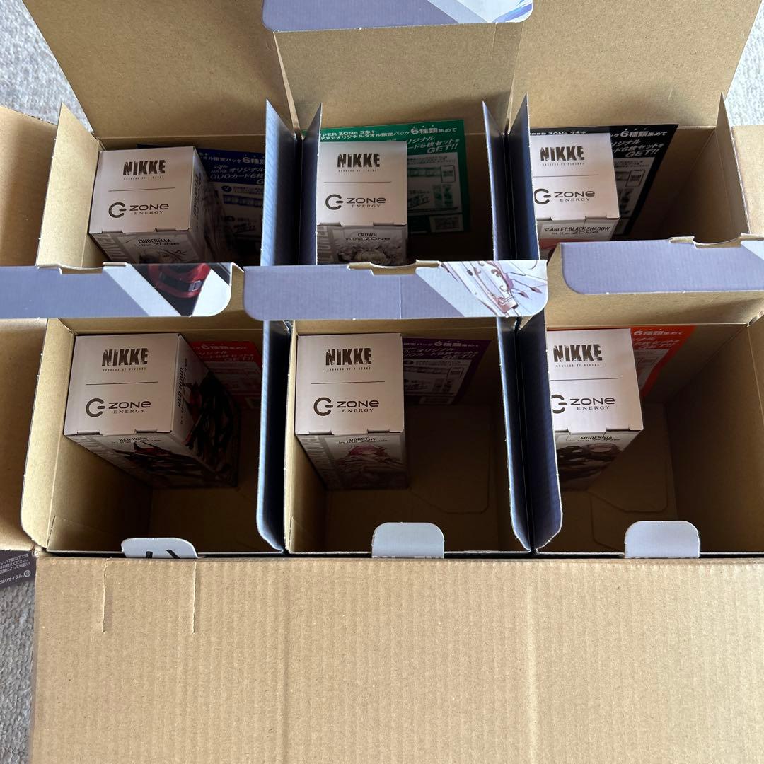 未使用　NIKKE ZONE タオル　全6種類セット　飲料無し