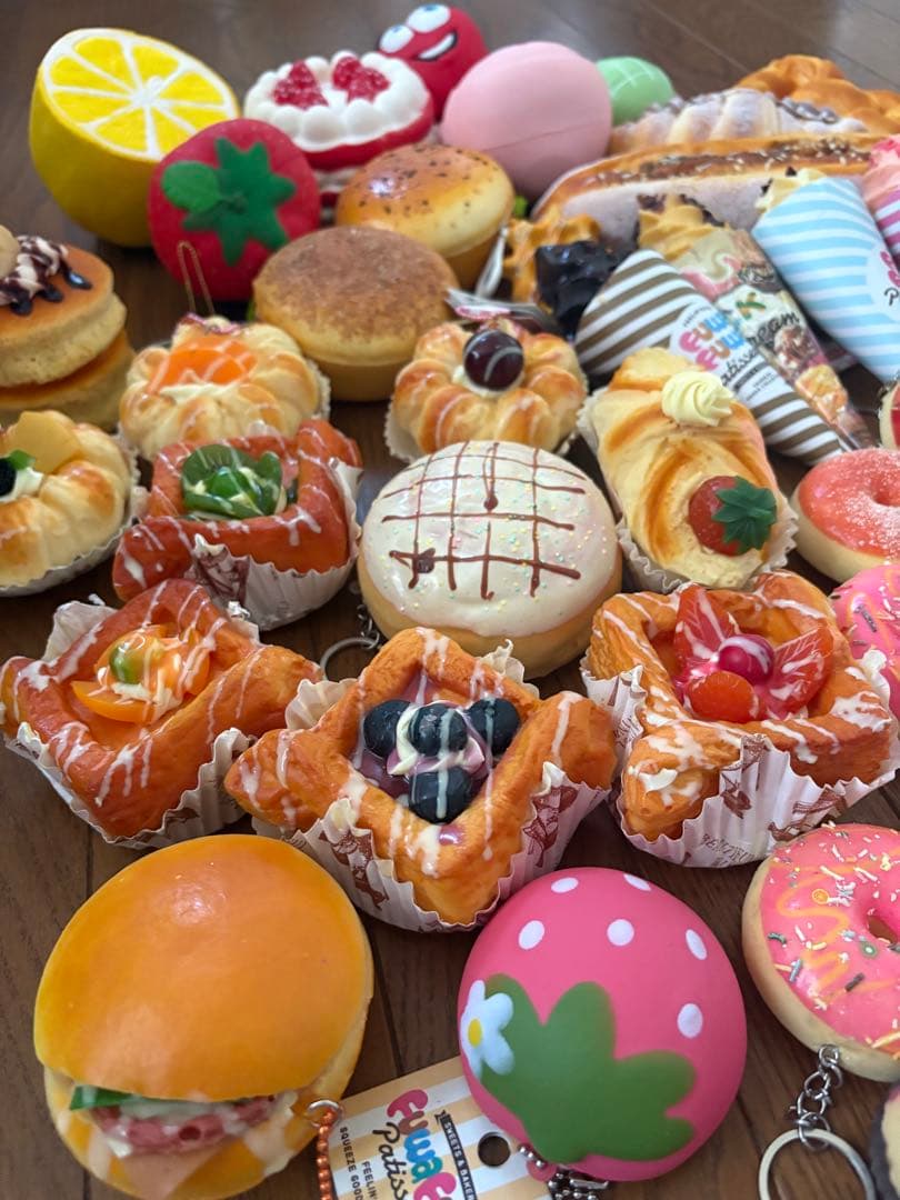 スイーツ型ストレスボールセット　スクィーズ