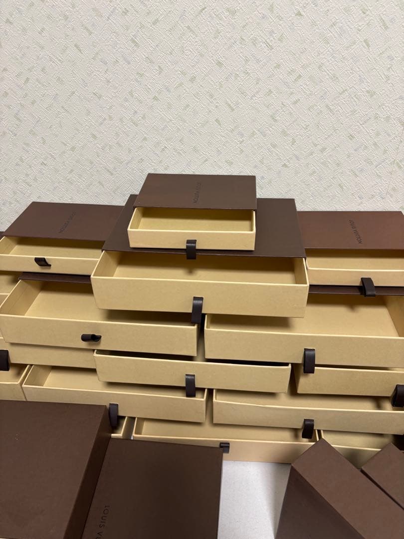 超、超大量VUITTON 空箱33箱　ギフトボックス セット ブラウン ベージュ