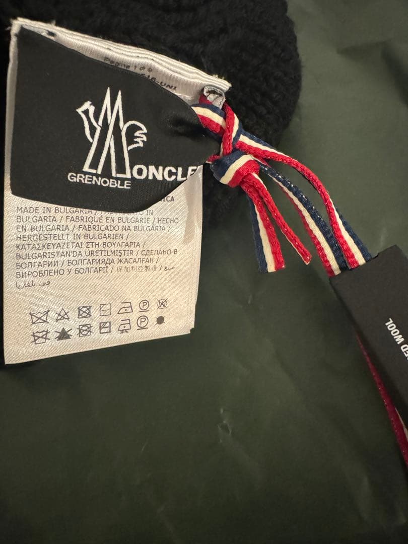 MONCLER ニット帽 モンクレール 新品 24時間値引きセール