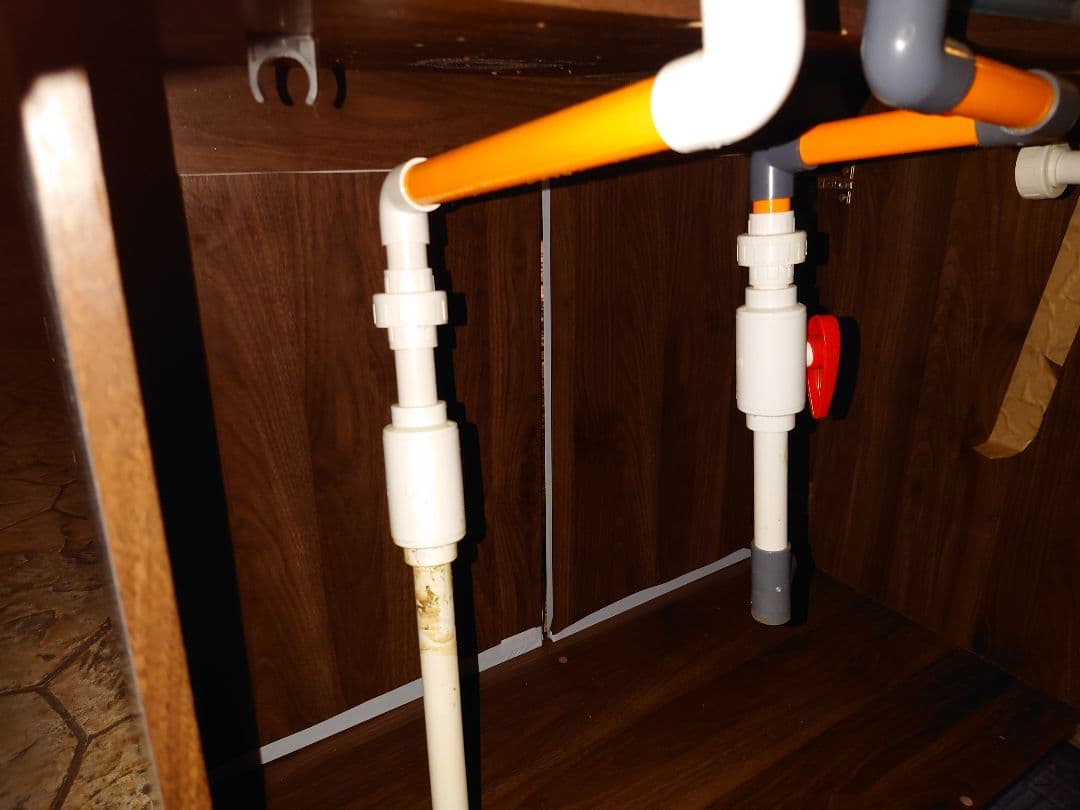 オーバーフロー水槽セット　クーラー　LED ポンプ　ヒーター