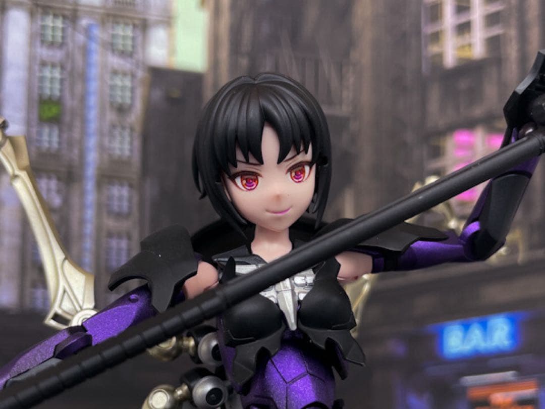 無限邂逅メガロマリアネクロフェイス　完成品　創彩少女庭園　ショートウィッグ付き