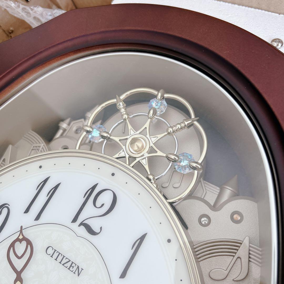 【新品未使用・廃盤】CITIZEN パルミューズM486 電波掛時計