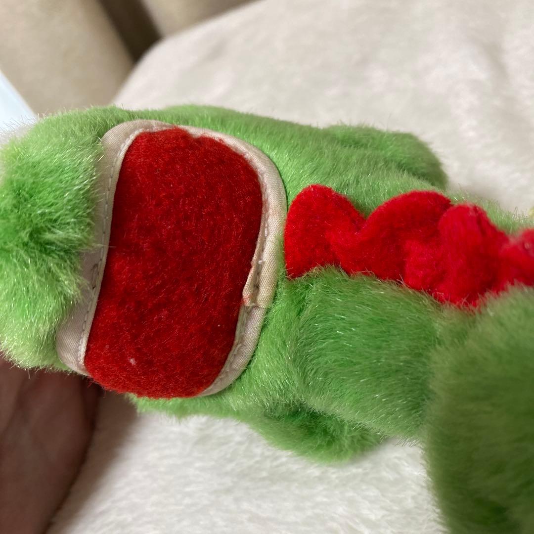 《希少》　スーパーマリオワールド　ヨッシー　ぬいぐるみ サンアロー製