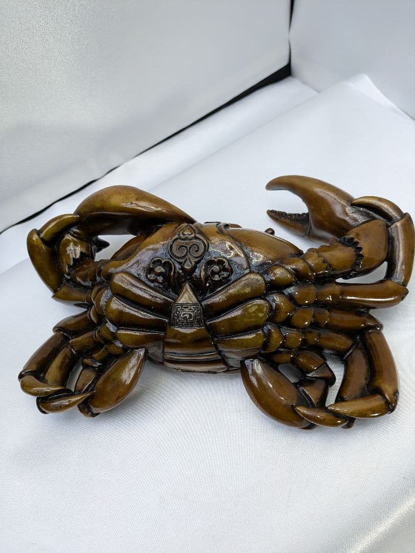 ☆b479、蟹 置物 風水 カニ 風水置物 インテリア 金運祈願 開運