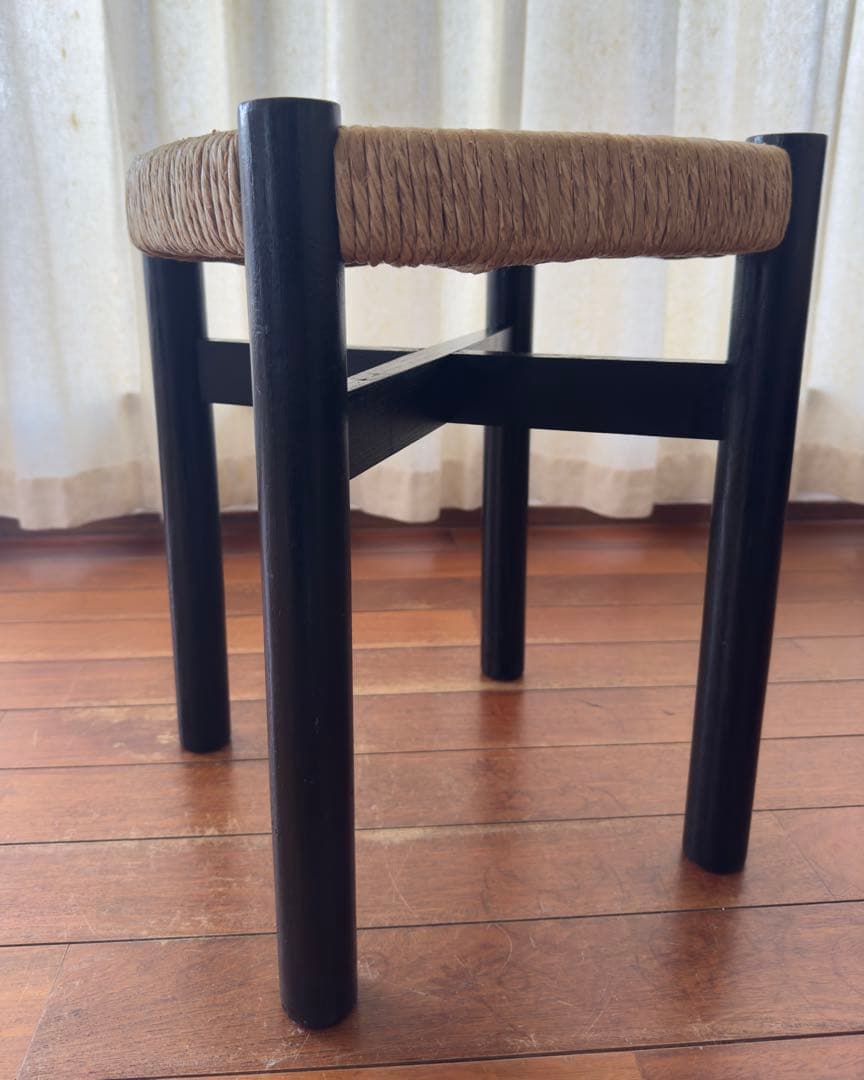 シャルロット ペリアン メリベル スツール 黒 ヴィンテージ