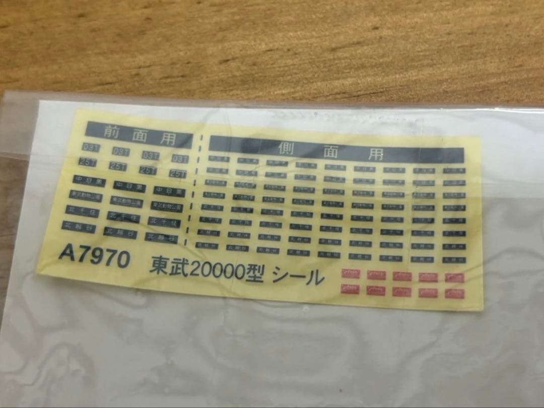 マイクロエース　東武20000型