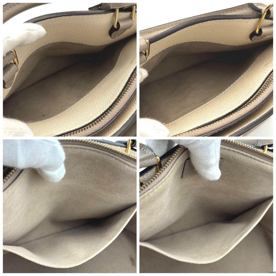 【未使用級】ルイヴィトン プティ パレ PM アンプラント バイカラー ベージュ